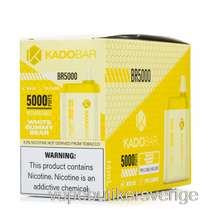 Vape Sverige [5-pack] Kado Bar Br5000 Engångs